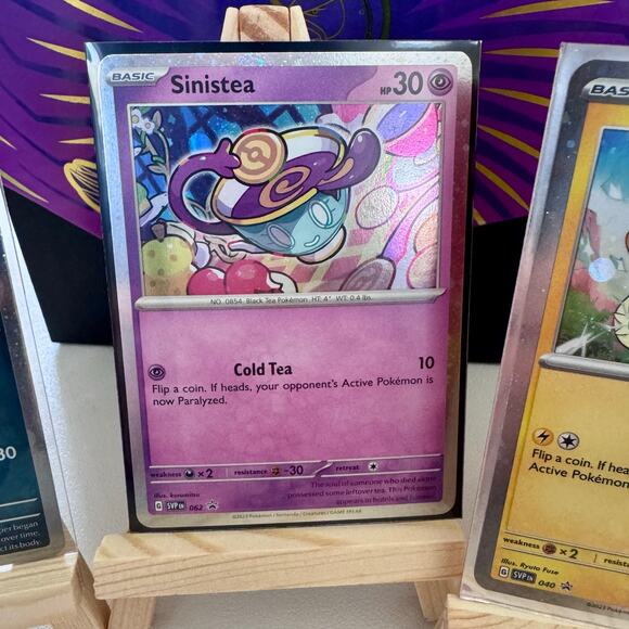 Pokémon Promo Lot Paldean Wooper 041 Sinistea 062 Pawmi 040 Scarlet & Violet - Picture 3 of 4